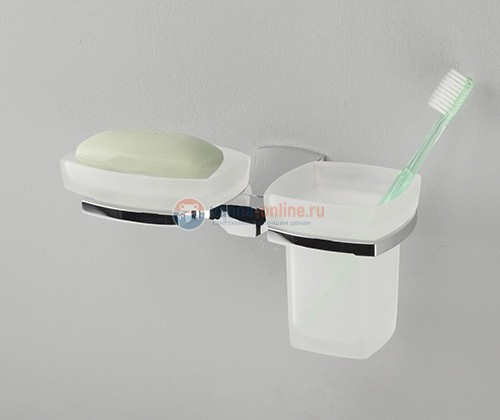 Держатель стакана и мыльницы WasserKRAFT Wern 2526