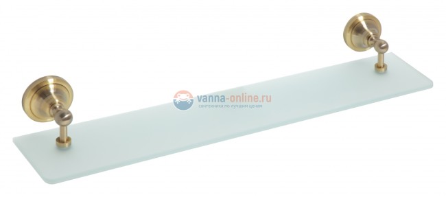 Полка стеклянная Bemeta Retro 144102247 60 x 12 x 8.7 см, бронза Полка стеклянная Bemeta Retro 144102247 60 x 12 x 8.7 см, бронза