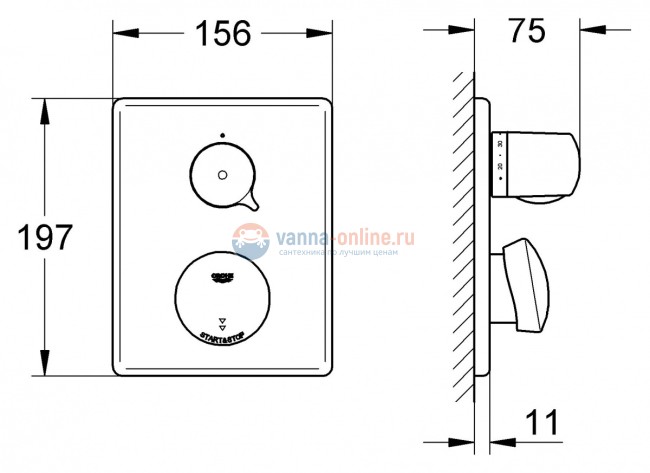 Автоматический термостат Grohe Eurodisk SE 36247000 для душа Автоматический термостат Grohe Eurodisk SE 36247000 для душа