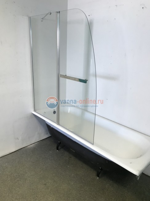 Шторка на ванну Parly F03 120 x 130 см, стекло с дизайнерским рисунком Шторка на ванну Parly F03 120 x 130 см, стекло с дизайнерским рисунком