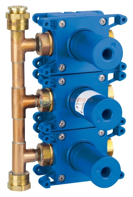 Скрытая часть запорного вентиля на 3 выхода Grohe Rapido C 35031000