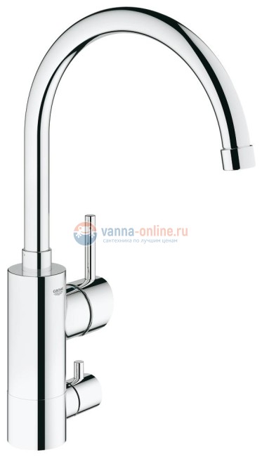 Смеситель Grohe Concetto New 32666001 для кухонной мойки с запорным вентилем Смеситель Grohe Concetto New 32666001 для кухонной мойки с запорным вентилем