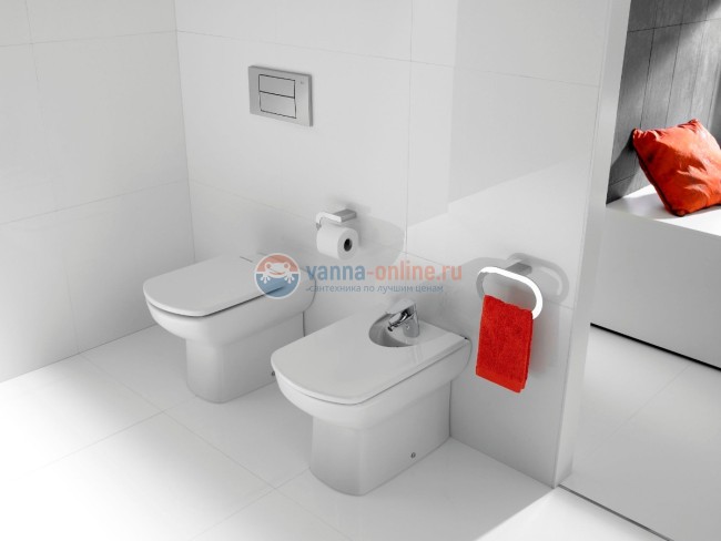 Приставной унитаз Roca Dama Senso Compacto 347517000 Приставной унитаз Roca Dama Senso Compacto 347517000