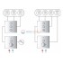 Переключатель потоков Grohe Grohtherm SmartControl 29158LS0 на три потребителя, moon white