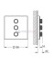 Переключатель потоков Grohe Grohtherm SmartControl 29158LS0 на три потребителя, moon white