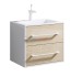 Тумба с раковиной Aqwella Майами Mai.01.06 60 см подвесная, белый/дуб сонома Тумба с раковиной Aqwella Майами Mai.01.06 60 см подвесная, белый/дуб сонома