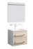 Тумба с раковиной Aqwella Майами Mai.01.06 60 см подвесная, белый/дуб сонома Тумба с раковиной Aqwella Майами Mai.01.06 60 см подвесная, белый/дуб сонома