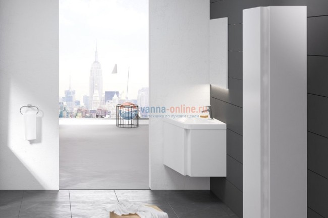 Тумба под раковину Ravak SD 10° 650 угловая, белая, левая/правая