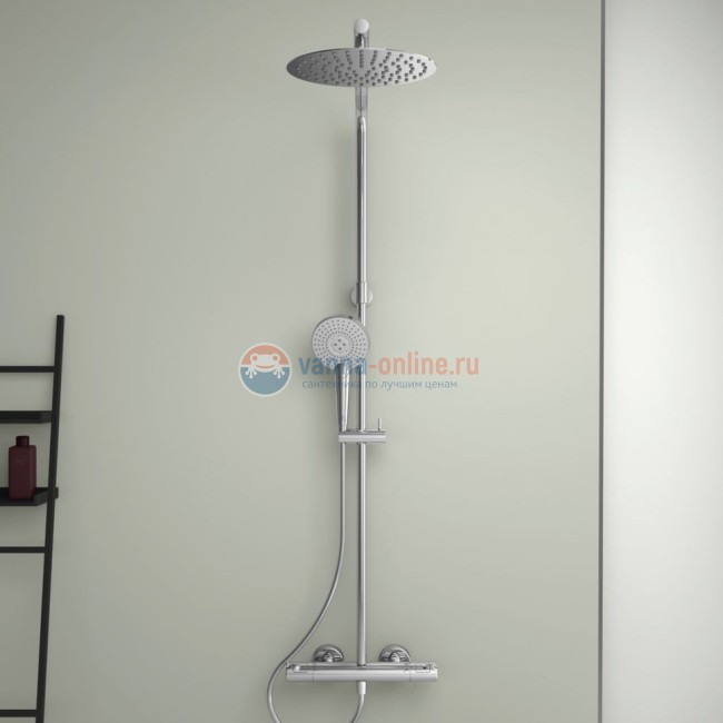 Душевая система с термостатическим смесителем для душа Ideal Standard CERATHERM T50 A7704AA