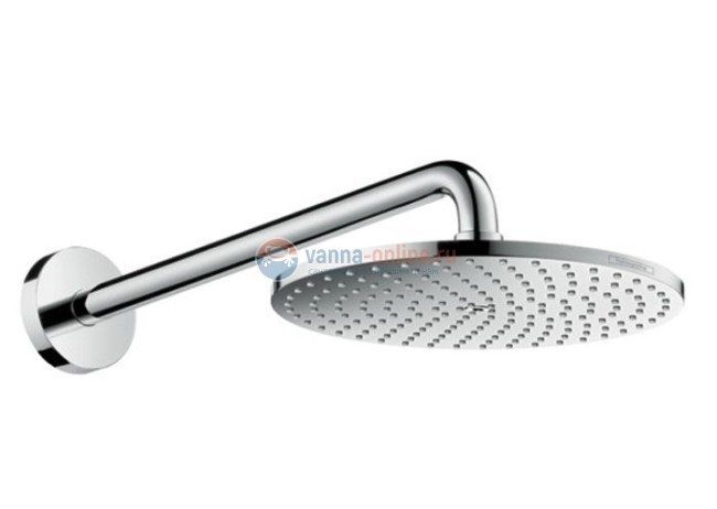 Верхний душ Hansgrohe Raindance S 240 1j PowderRain 27607000 с держателем для душа 39 см Верхний душ Hansgrohe Raindance S 240 1j PowderRain 27607000 с держателем для душа 39 см