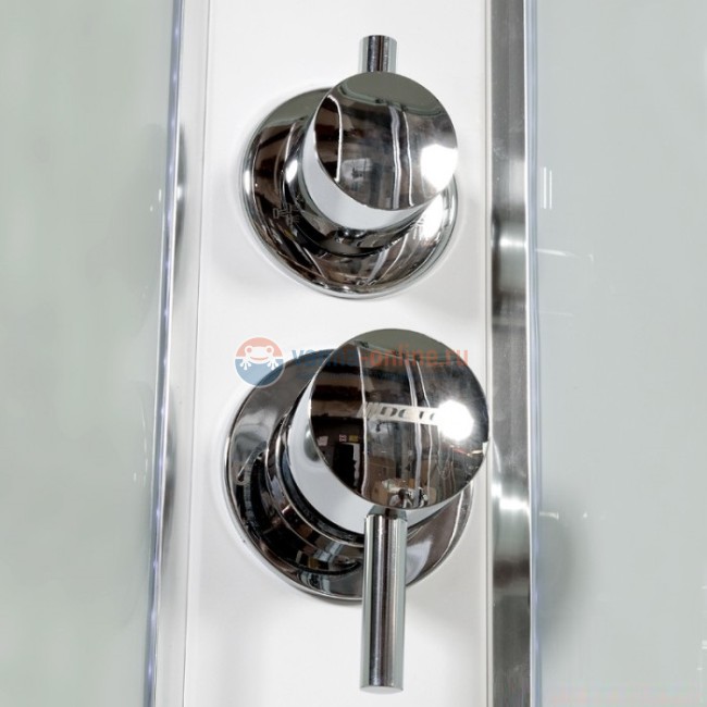 Душевая кабина Deto A 102 L/R 120 x 80 см, с крышей, Led с кнопкой