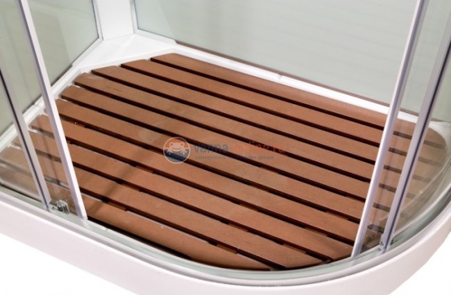 Душевая кабина Deto A 102 L/R 120 x 80 см, с крышей, Led с кнопкой