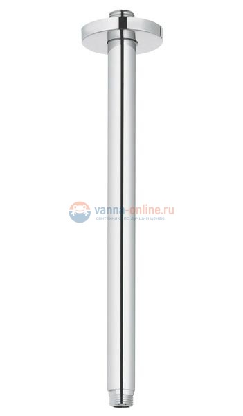 Кронштейн душевой Grohe Rainshower 28497000, хром, 292 мм Кронштейн душевой Grohe Rainshower 28497000, хром, 292 мм