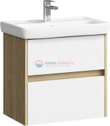 Тумба с раковиной Aqwella Сити Т6м/DB 60x38x58 см подвесная, дуб балтийский