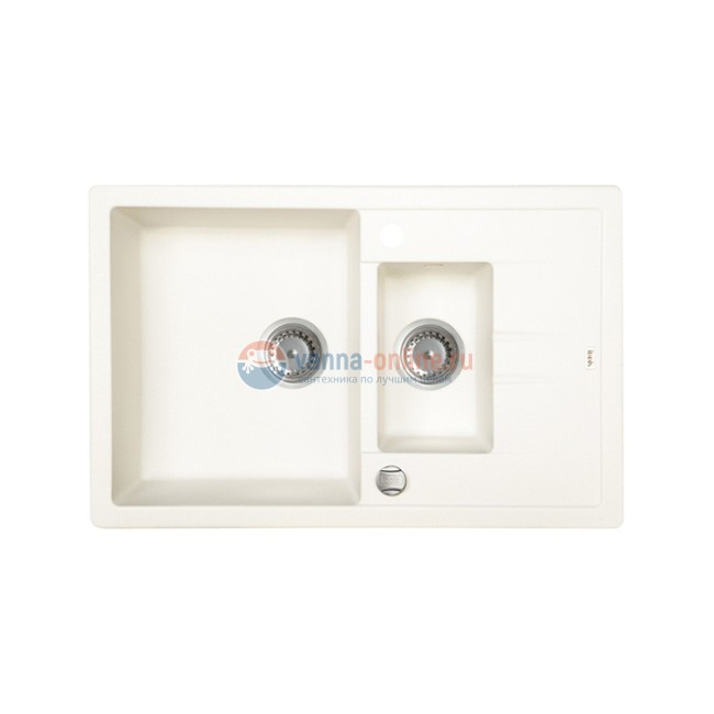 Кухонная мойка Iddis Vane G V20W785i87 78 x 50 x 22.7 см, Granucryl, 1 чаша+1/2, белый Кухонная мойка Iddis Vane G V20W785i87 78 x 50 x 22.7 см, Granucryl, 1 чаша+1/2, белый