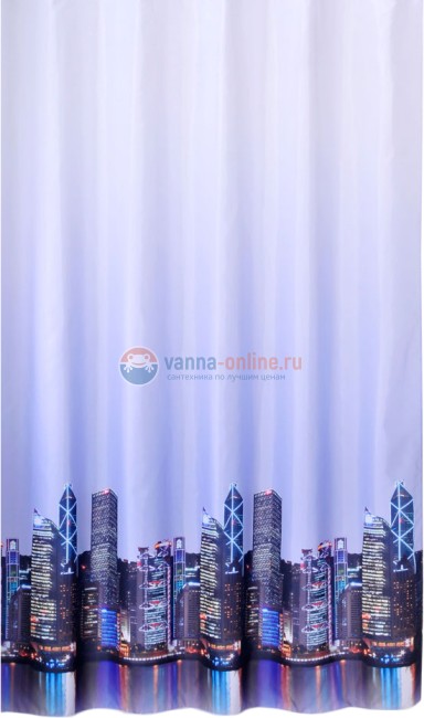 Штора для ванной Iddis 200х240 City 210P24RI11 Штора для ванной Iddis 200х240 City 210P24RI11