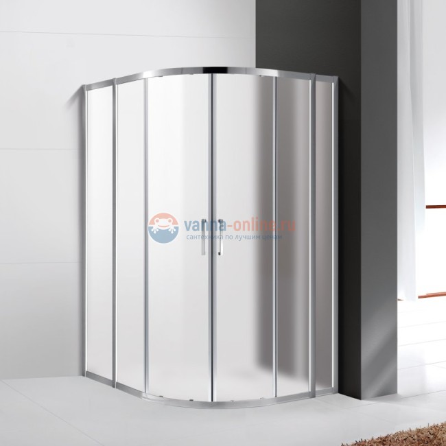 Душевой уголок Cezares Molveno-RH-22-110/100-P-Cr, 110 x 100 x 190 см, стекло текстурное Punto, хром