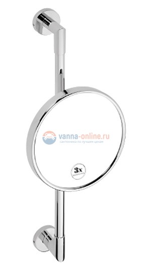 Косметическое зеркало Bemeta 112201172 20 x 14 x 55 см, без подсветки, хром