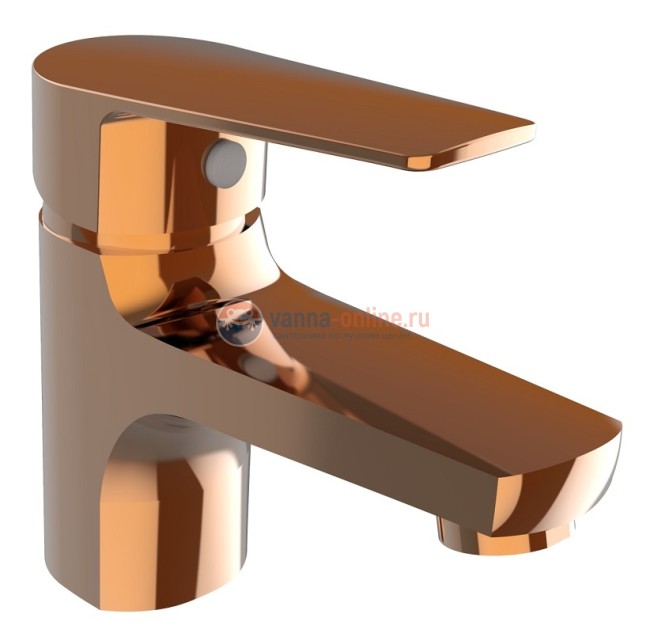 Смеситель Orange Loop M26-021RG для раковины, розовое золото Смеситель Orange Loop M26-021RG для раковины, розовое золото