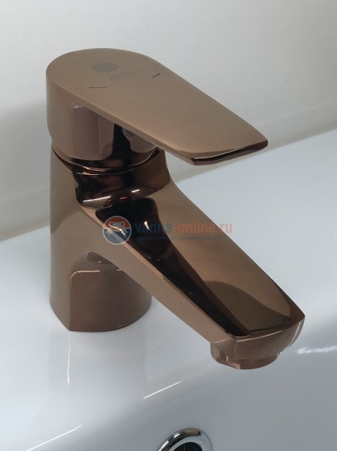 Смеситель Orange Loop M26-021RG для раковины, розовое золото Смеситель Orange Loop M26-021RG для раковины, розовое золото