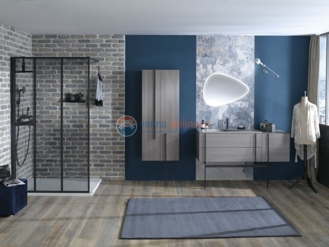 Тумба под раковину Jacob Delafon Nouvelle Vague 100 EB3032-S54, цвет - оливковый сатин