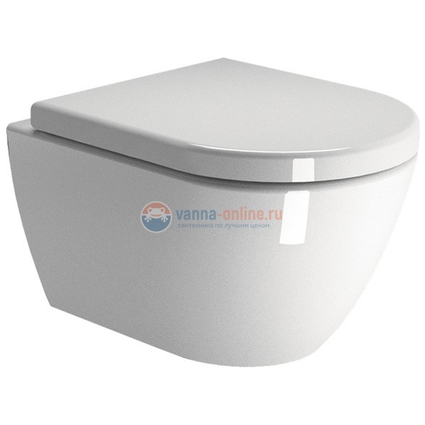 Подвесной унитаз GSI Pura 881211 с крышкой Soft-Close