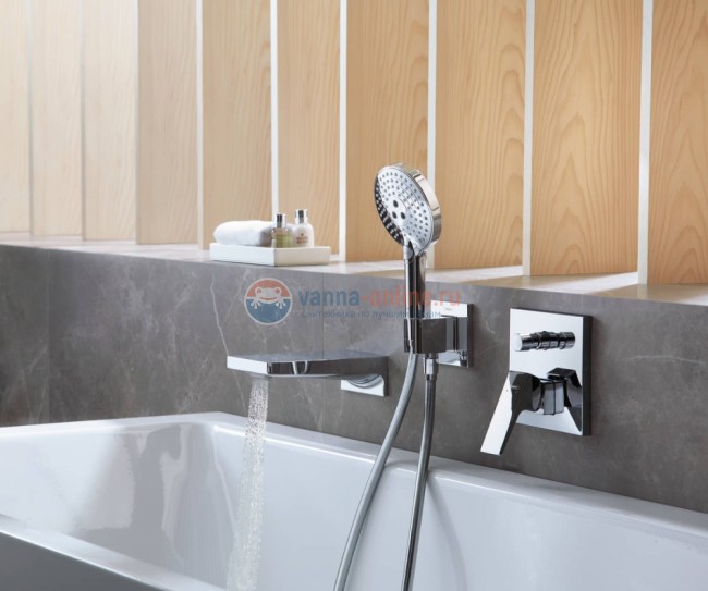 Смеситель Hansgrohe Metropol 32546700 для ванны, белый матовый