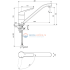 Смеситель для кухонной мойки Ideal Standard  CERAFLEX BC129AA
