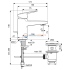 Смеситель для раковины Ideal Standard CERAPLAN BD214AA