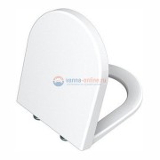 Крышка-сиденье Vitra Integra Square, тонкое, микролифт, белый, 191-003-009