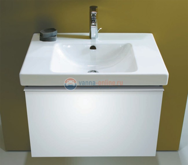 Тумба с раковиной Jacob Delafon Odeon Up EB860-N18 белый, 67 х 48,5 х 45 см