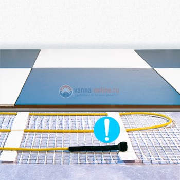 Теплый пол Energy Mat 8,80-1400 Вт, площадь обогрева 8,80 м2, длина 17,60 м