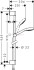 Душевой гарнитур Hansgrohe Croma Select S Vario Uni, 26573400 Душевой гарнитур Hansgrohe Croma Select S Vario Uni, 26573400