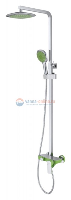 Душевая система D&K Berlin Humboldt DA1433712A02 зеленый Душевая система D&K Berlin Humboldt DA1433712A02 зеленый