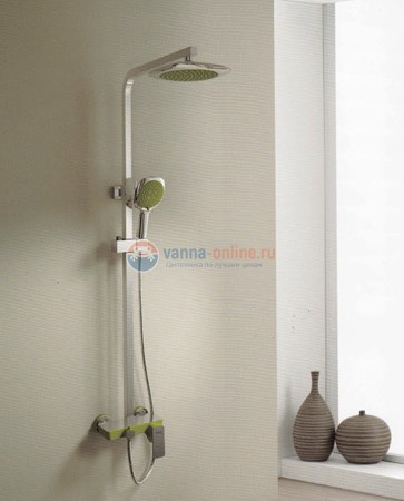 Душевая система D&K Berlin Humboldt DA1433712A02 зеленый Душевая система D&K Berlin Humboldt DA1433712A02 зеленый