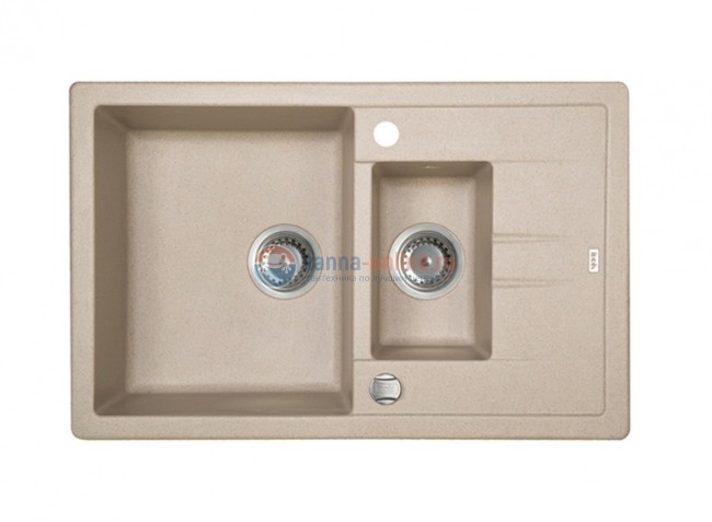 Кухонная мойка Iddis Vane G V18P785i87 78 x 50 x 22.7 см, Granucryl, 1 чаша+1/2, бежевый (песок) Кухонная мойка Iddis Vane G V18P785i87 78 x 50 x 22.7 см, Granucryl, 1 чаша+1/2, бежевый (песок)