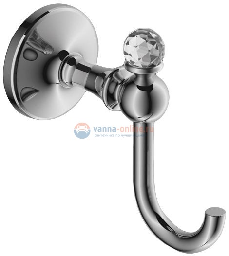 Крючок Art&Max Antic Crystal AM-2686BSJ-Cr, хром