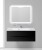 Тумба с раковиной BelBagno Marino MARINO-1200-2C-SO-NL-P, 120 х 45 х 55 см, Nero Lucido - черный глянец  (MARINO-1200-2C-SO-NL-P/BB1200/450-LV-MR-PR)