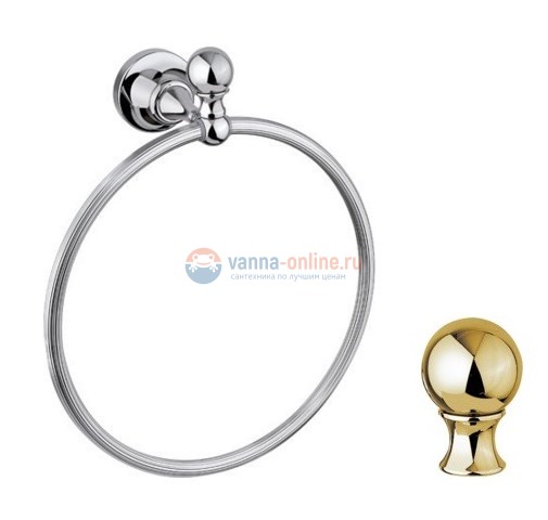 Полотенцедержатель кольцо Cezares Olimp RN-02-Sw цвет бронза, ручки Swarovski Полотенцедержатель кольцо Cezares Olimp RN-02-Sw цвет бронза, ручки Swarovski