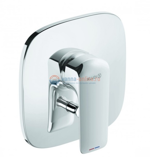 Смеситель Klud iAmeo 416500575 для ванны и душа, внешняя часть, квадратный