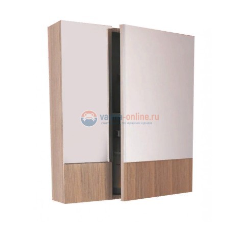 Зеркальный шкаф Comforty Ницца 60 сосна лоредо