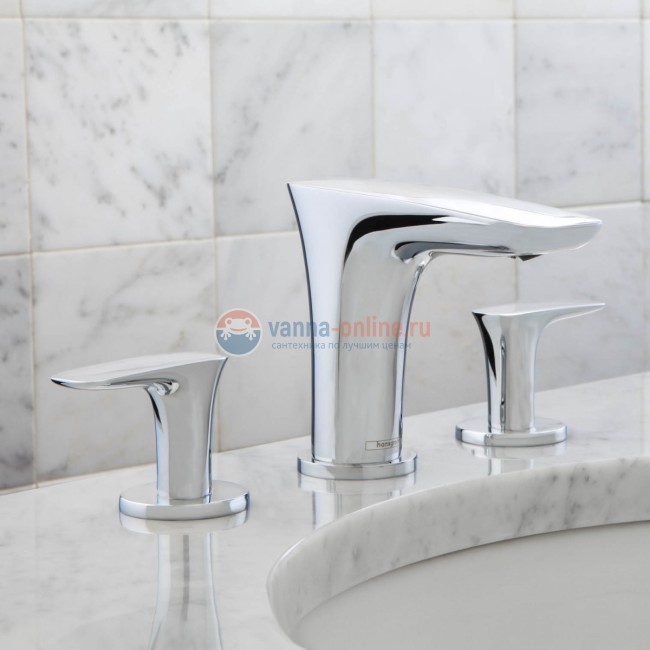 Смеситель для раковины Hansgrohe PuraVida 15073000, хром Смеситель для раковины Hansgrohe PuraVida 15073000, хром