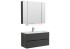 Тумба с раковиной Aquanet Алвита 100 240112, цвет серый антрацит