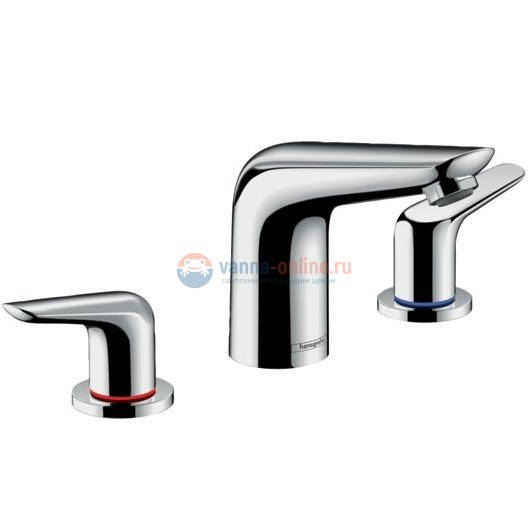 Смеситель для раковины Hansgrohe Novus 71140000, с донным клапаном Смеситель для раковины Hansgrohe Novus 71140000, с донным клапаном