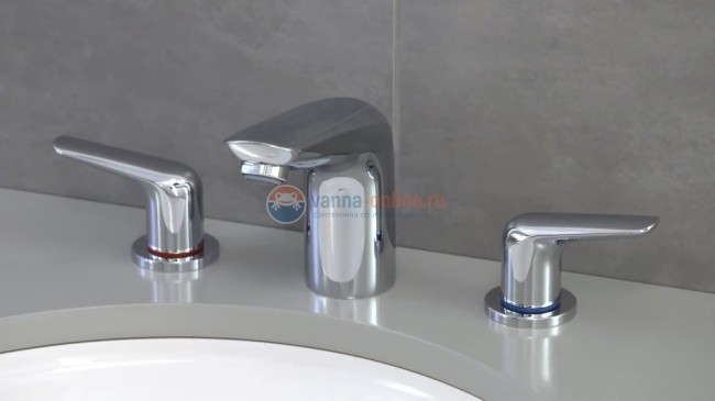 Смеситель для раковины Hansgrohe Novus 71140000, с донным клапаном Смеситель для раковины Hansgrohe Novus 71140000, с донным клапаном