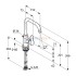 Смеситель Kludi Objekta 320240575 для раковины, управление сбоку, без донного клапана