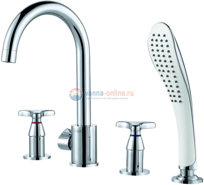 Смеситель D&K Goethe Hessen DA1384941 на борт ванны