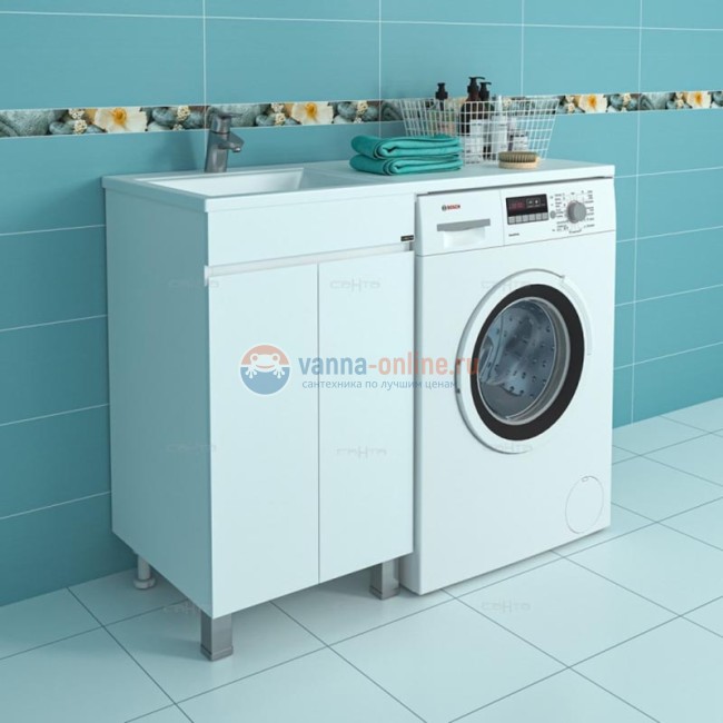 Тумба под раковину СаНта Марс 48, 700264, напольная