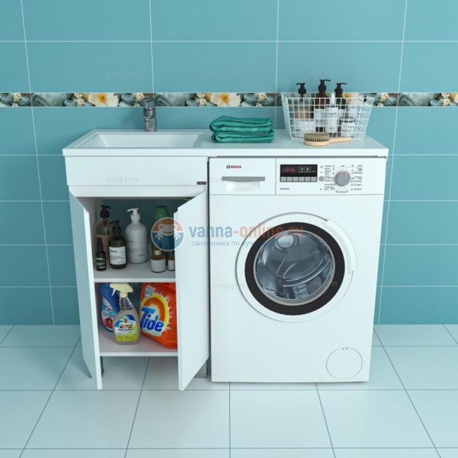 Тумба под раковину СаНта Марс 48, 700264, напольная