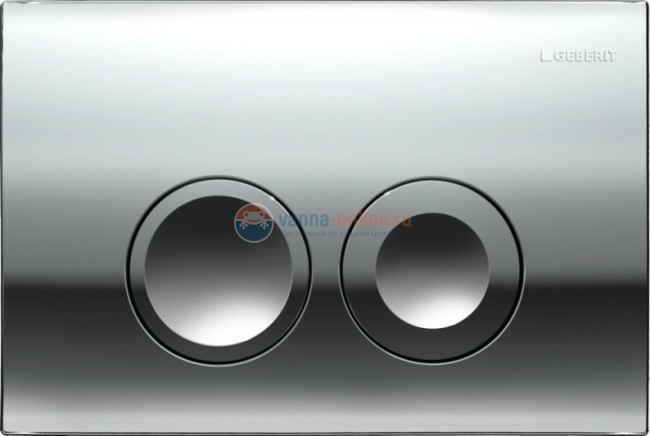 Клавиша Geberit Delta 21 115.125.21.1 глянцевый хром, пластик